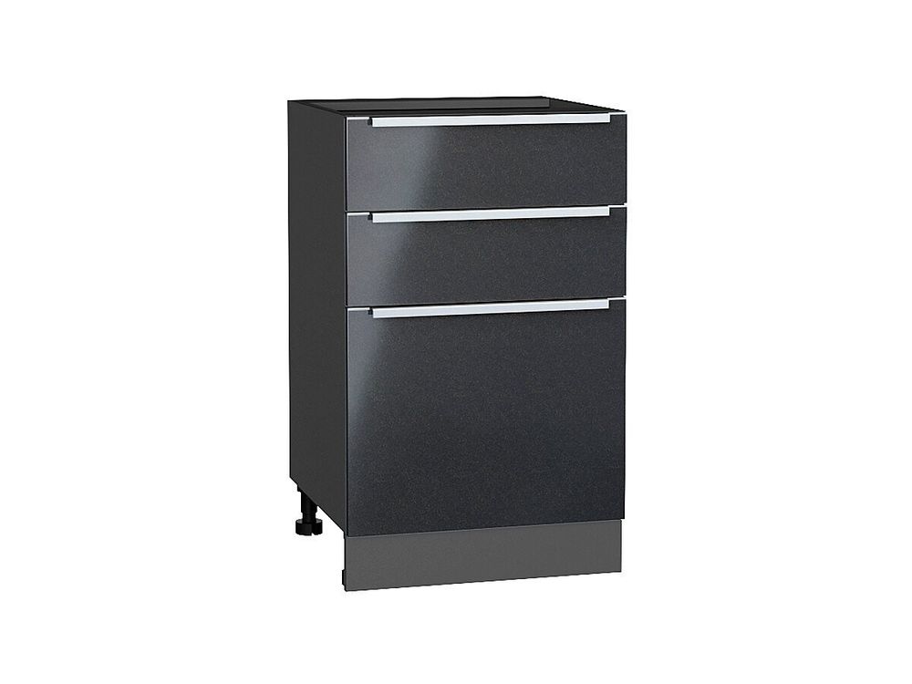 Шкаф нижний с 3-мя ящиками Фьюжн