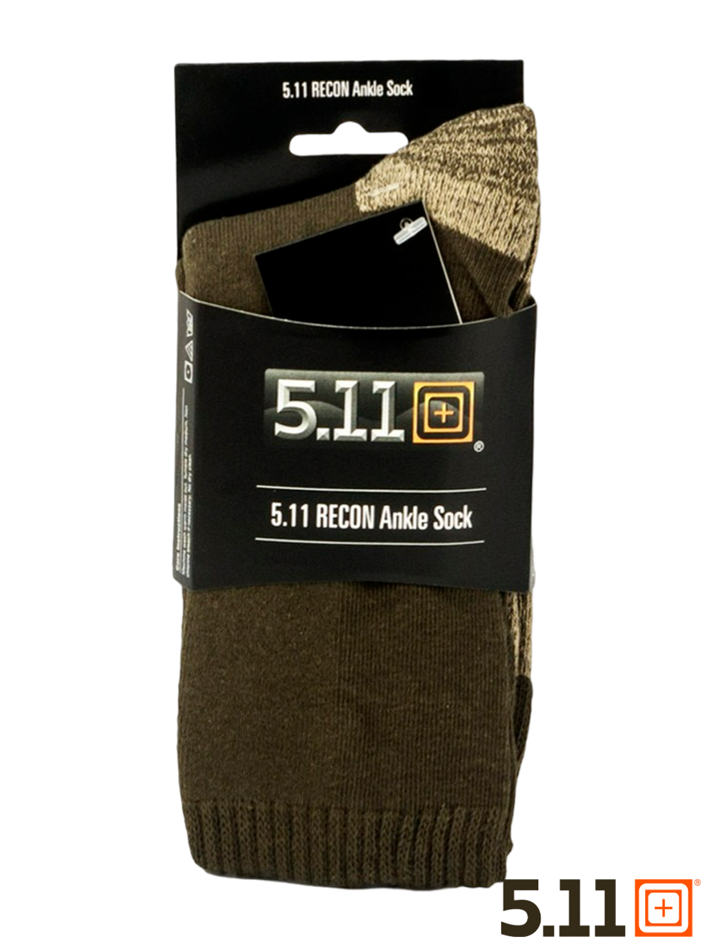 Термоноски 5.11 Tactical RECON Ankle Sock (TAC-6260). Олива-серый