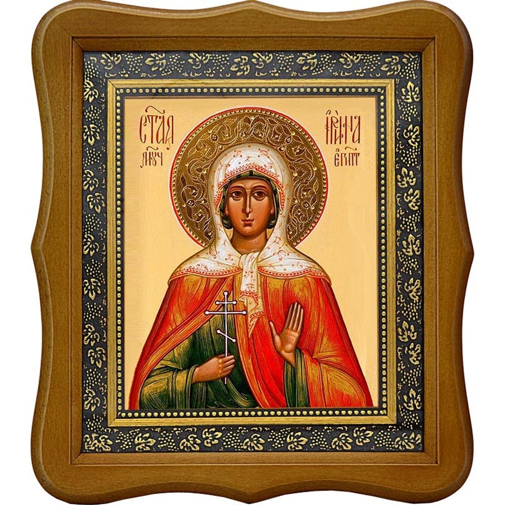 Ирина Египетская Святая мученица. Икона на холсте.