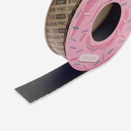 Запасной блок файл-ленты papmAm для пластиковой катушки Bobbinail STALEKS PRO 180 грит (6 м)