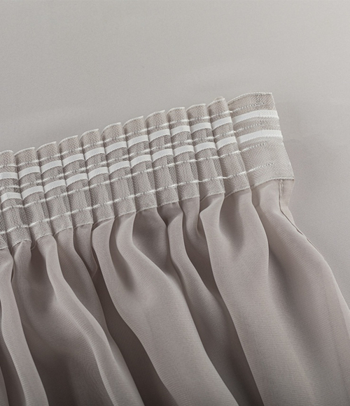 Тюль Legrand Вуаль шелк серый с утяжелителем