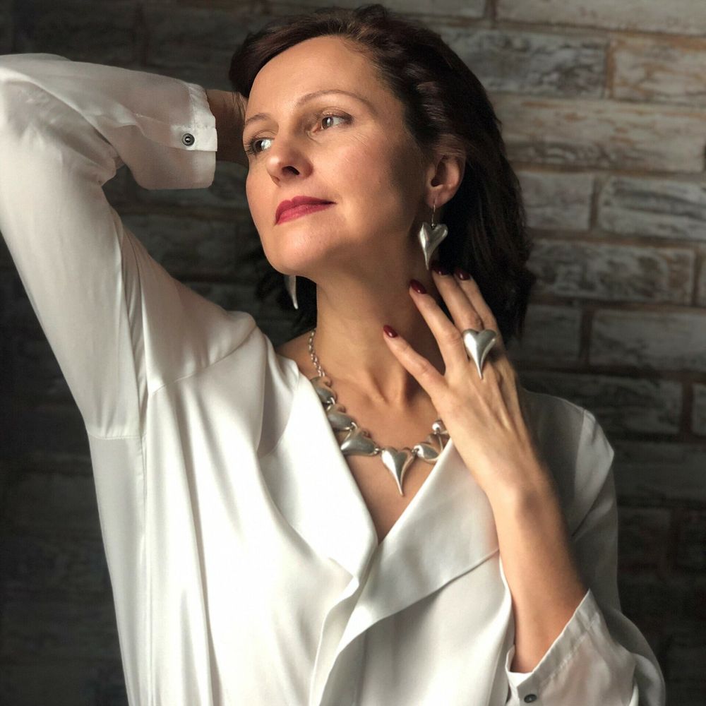 серьги сердце матовое серебро серьги сердце матовое серебро