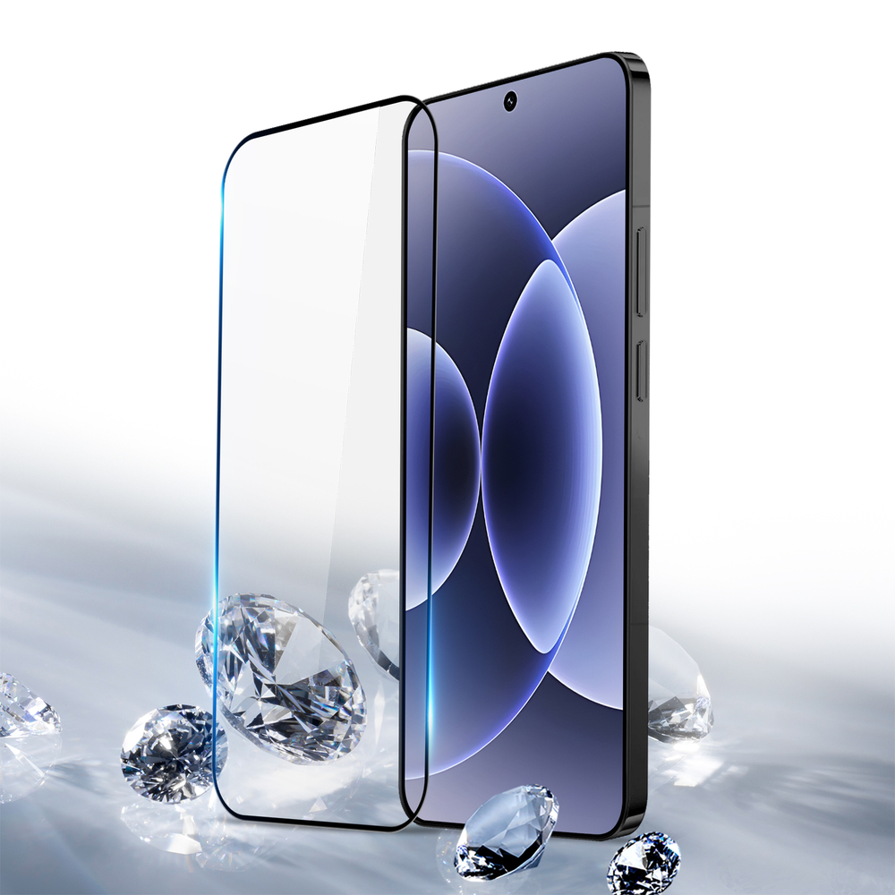 Защитное стекло на экран для Xiaomi 17 и 17 Pro, тонкие черные рамками и олеофобное покрытие, G-Rhino