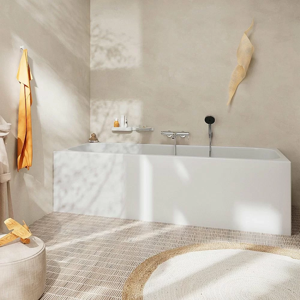 Смеситель для ванны Hansgrohe Tecturis S 73422000 хром