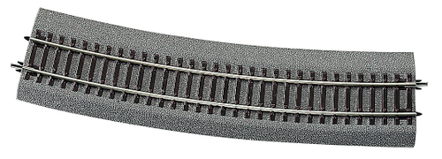 Радиусный рельс R10, R888 мм 15° (рез. баласт)