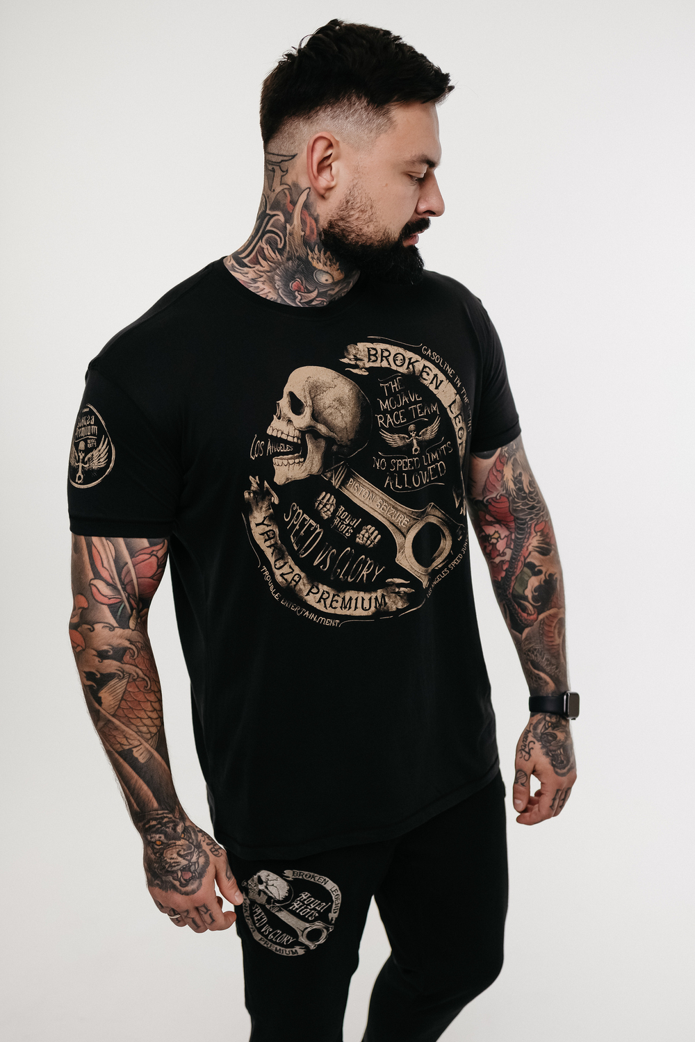 Футболка чёрная Yakuza Premium 3718