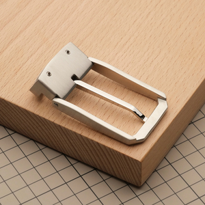 Ременная пряжка 35 мм из нержавеющей стали, цвет серебро // BTAS35