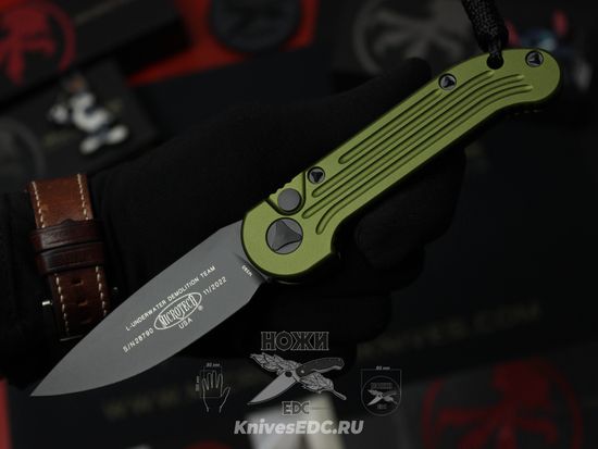 Автоматический нож Microtech LUDT 135-1OD с клинком из стали M390, рукоять 6061 T-6 Aluminium