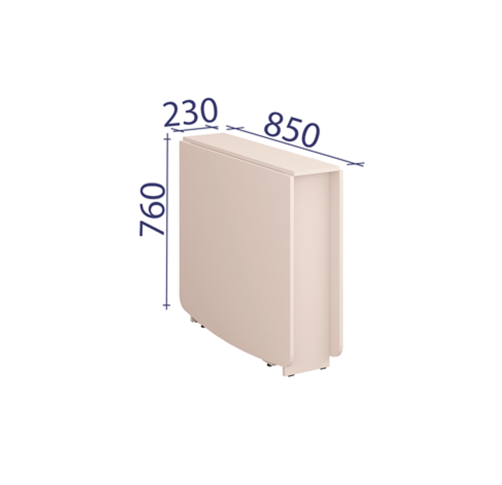 Колибри-14 (DaVita) Стол-книжка (кашемир)
