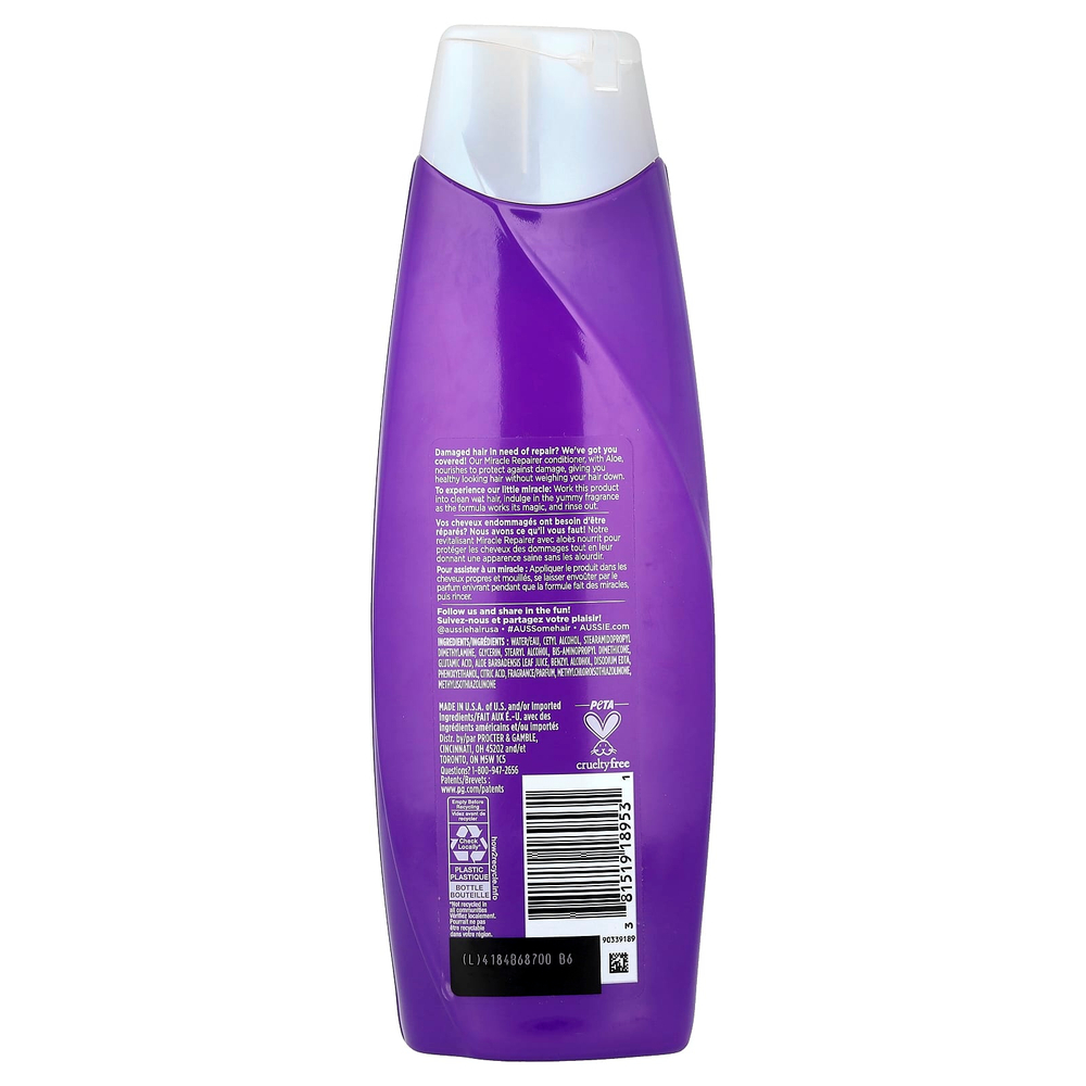 Aussie, Miracle Repairer, кондиционер с алоэ, 360 мл (12,1 жидк. Унции)