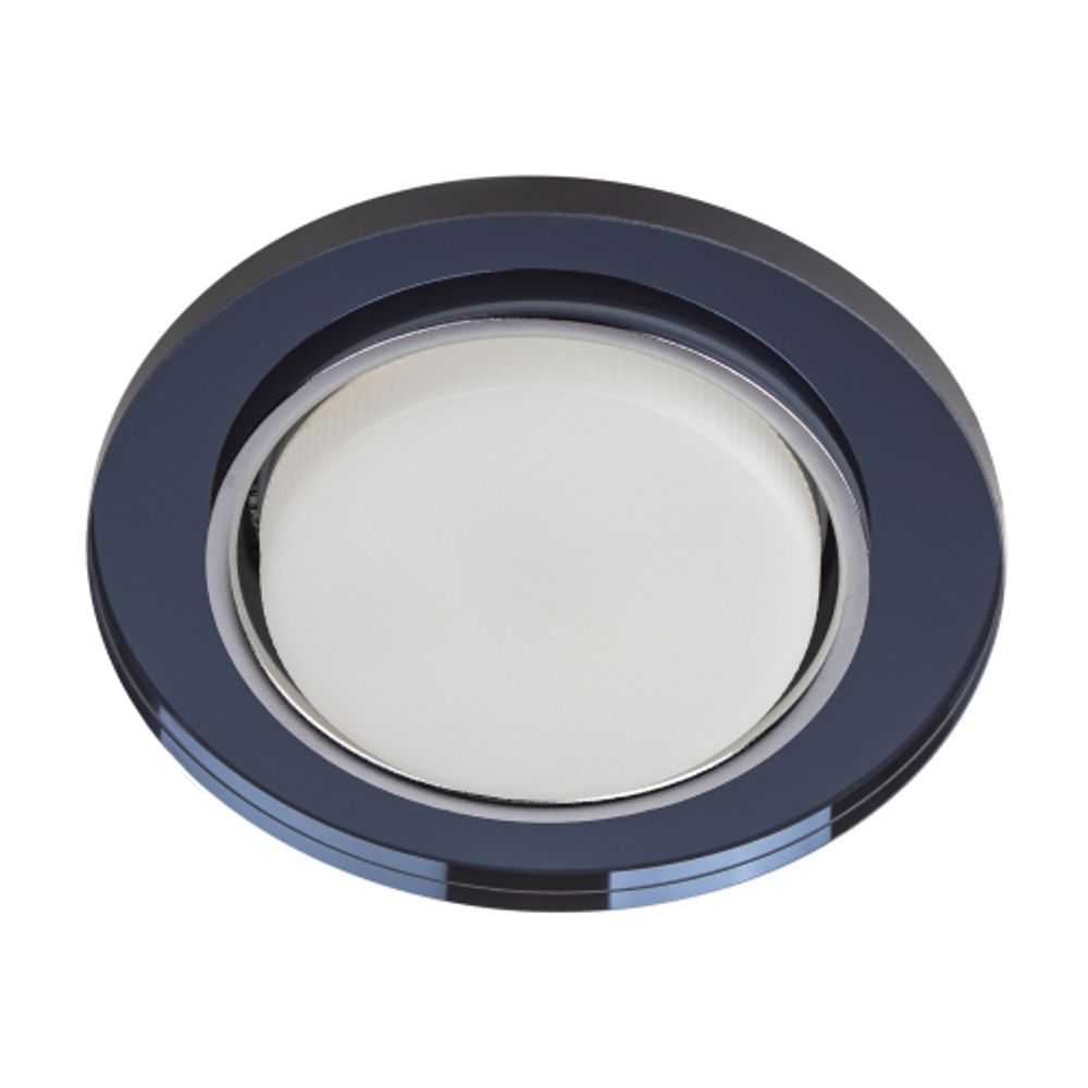 Светильник встраиваемый cо светодиодной подсветкой ЭРА DK LD51 BK под лампу GX53 черный | Встраиваемые LED светильники