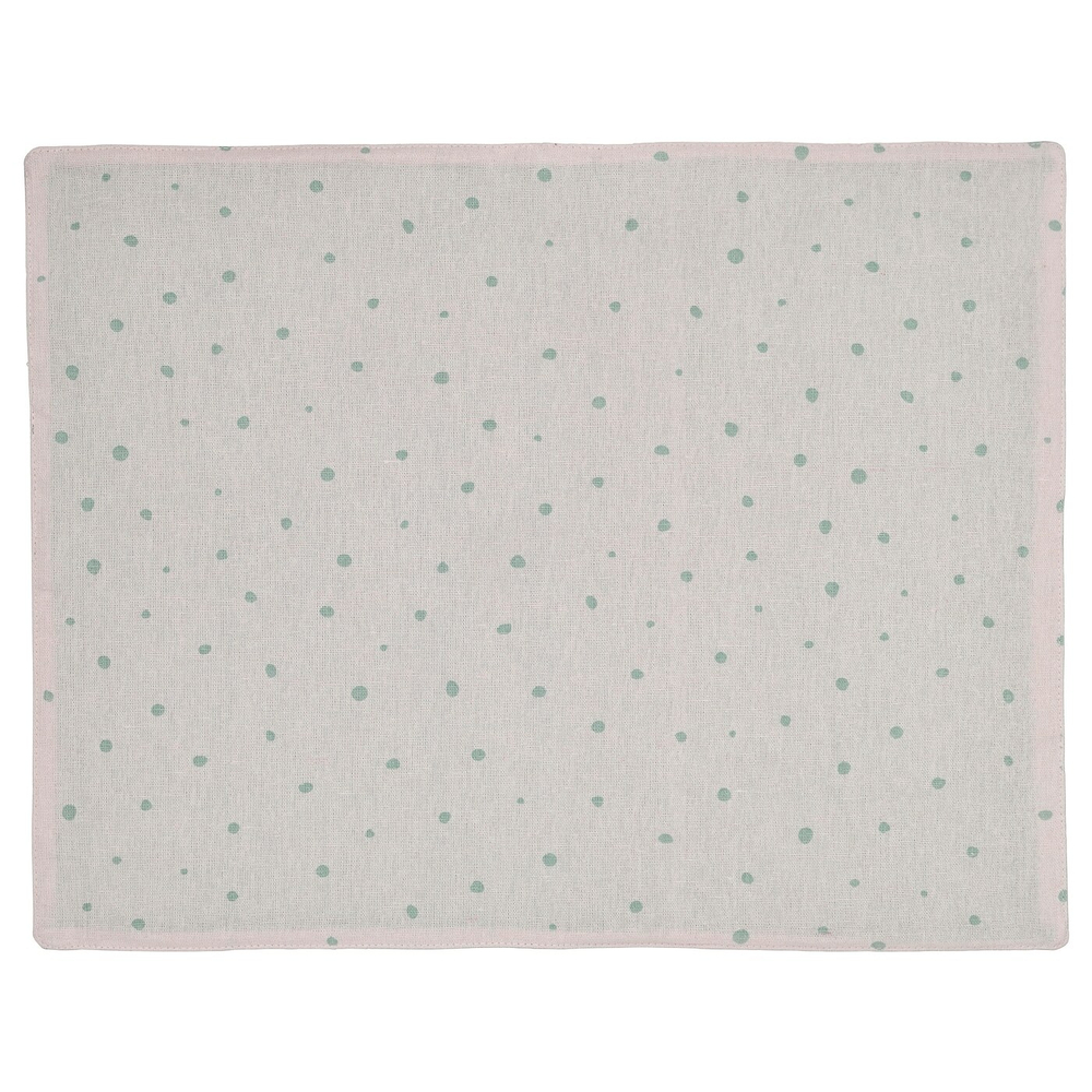 IKEA NISSÖGA  (ИКЕА НИССÖГА)  -  Коврик, белый/светло-голубой, 45x35 см