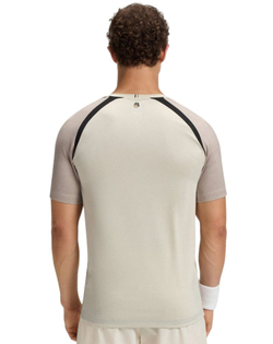 Мужская теннисная футболка BOSS MatchМяч TOC Slim-Fit - natural