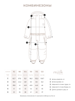 Комбинезон мембранный демисезонный Mjölk Облака, утеплитель 150гр/м2