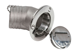 Горловина заливная угловая для бензина 50 мм, Marine Rocket