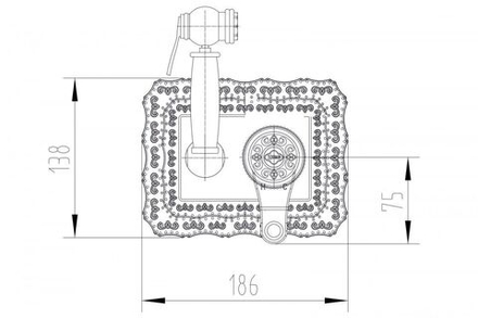 ZorG A 116 BD-SL смеситель для биде