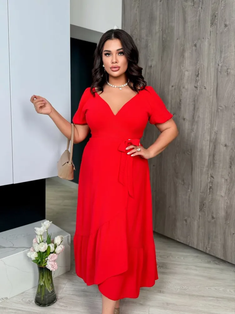 Платье на запах УК-867-4 Фабрика Моды