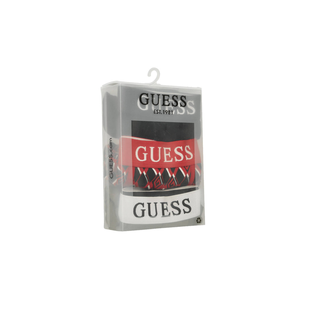 Трусики-боксеры 3шт. Guess Underwear - красный(U2BG05 K6YW0)