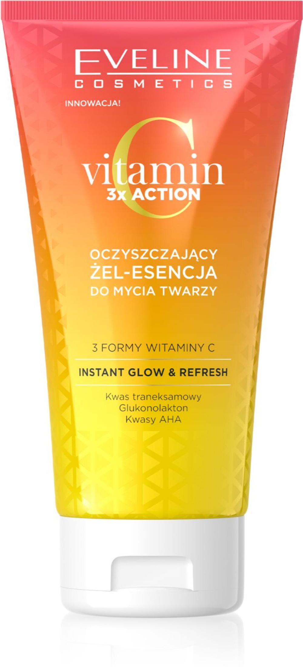 Eveline Cosmetics Vitamin C 3x Action - очищающий гель с AHA /   150  ml  / GTIN 5903416053408