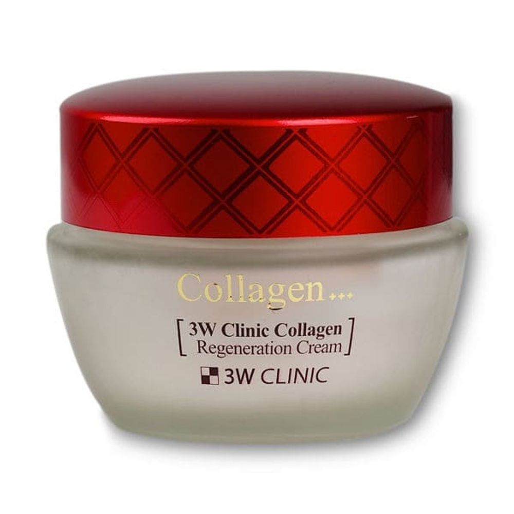 Крем для лица 3W Clinic Collagen Regeneration восстанавливающий с коллагеном Cream 60 мл