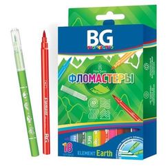 Фломастеры "ELEMENT", 18 цв