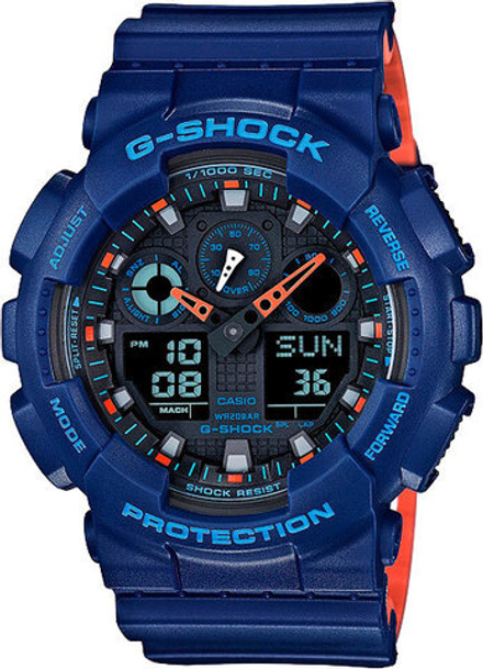 Японские наручные часы Casio G-SHOCK GA-100L-2A