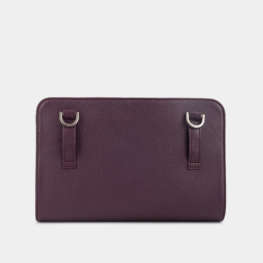 Сумка Emilie из кожи козы, фиолетового цвета