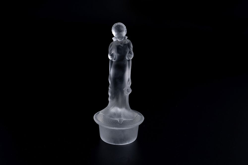 Статуэтка «Ундина» из матового стекла