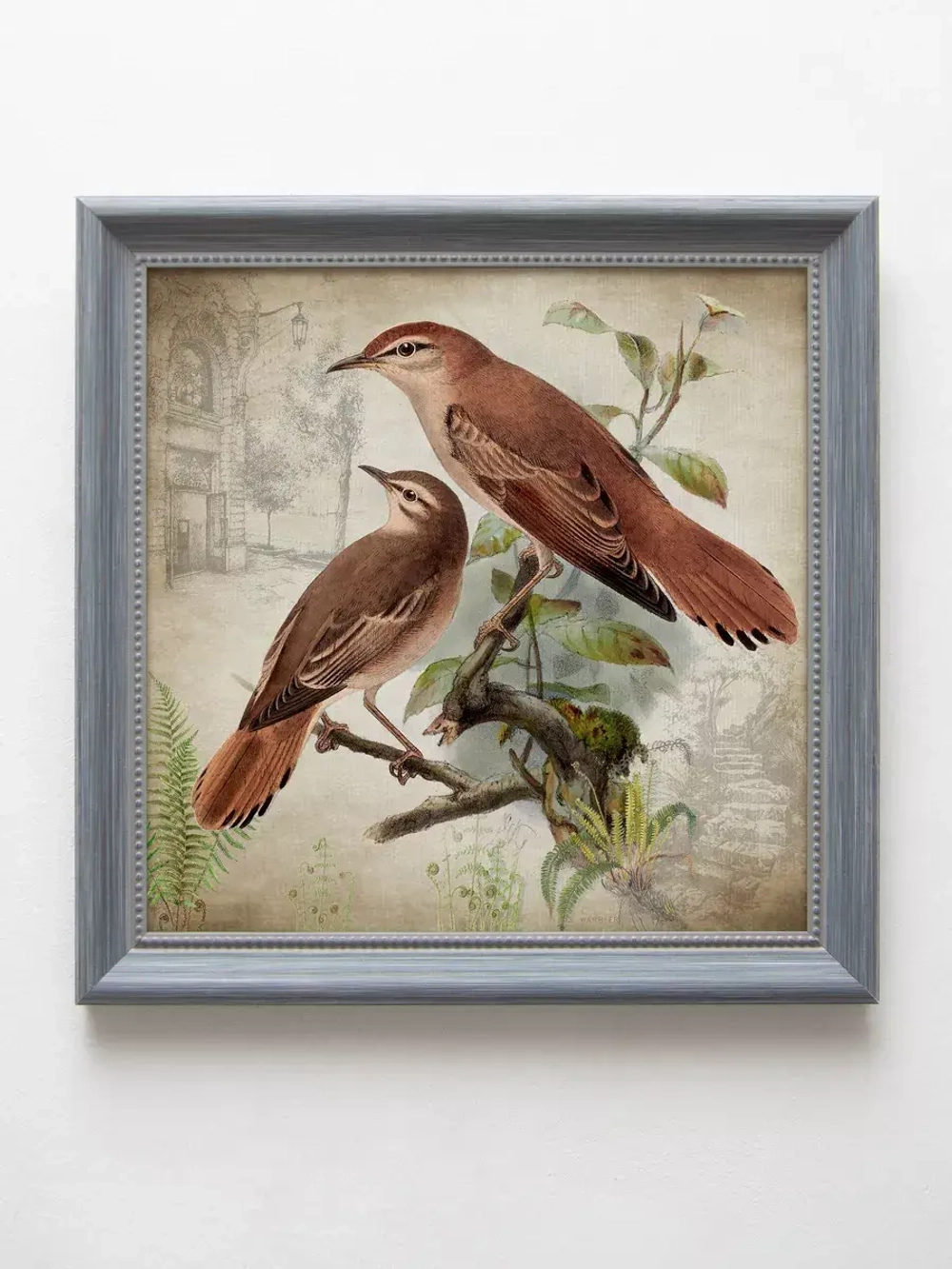 Картины на стену интерьерная на холсте 4 шт, 23*23 см