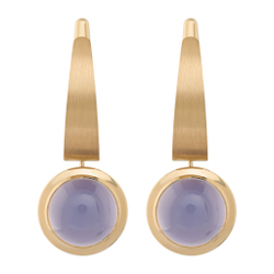 Серьги c Халцедоном, Эмаль, E0178-20/6