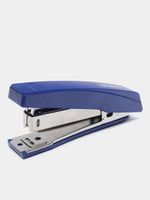 Степлер №10 STAFF "Basic", до 10 листов, с антистеплером, синий, 227405