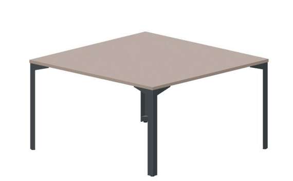 Составной стол на 2 рабочих места 138х136,6х75см, без отверстий