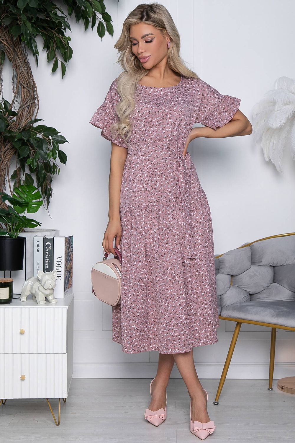 Платье Калипсо (бордо) П10503 LT Collection