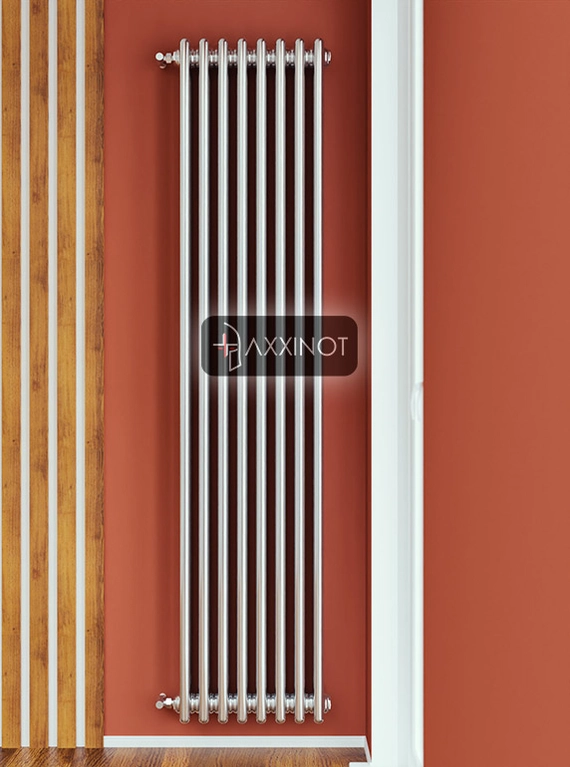 Axxinot Sentir Chrome 3180 - вертикальный трехтрубный трубчатый радиатор высотой 1800 мм, боковое подключение