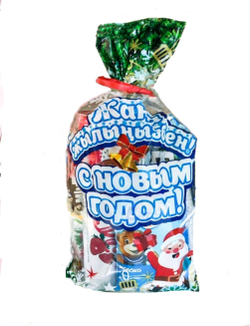 Новогодний подарок конфеты Рахат Кулёк 500 гр.