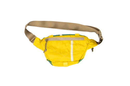 Сумка Stratopacks поясная SP-S1273 зелено-желтая