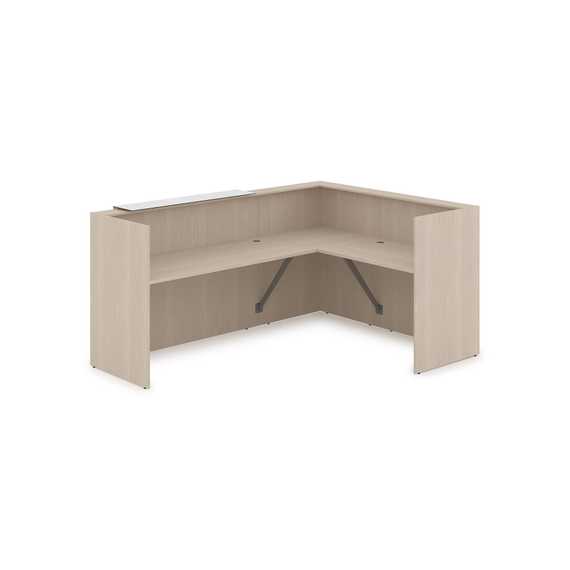 1КР-КЛ.102.1 Комплект Ресепшн с фартуком HPL (2344*1765*1149) (с подсветкой)