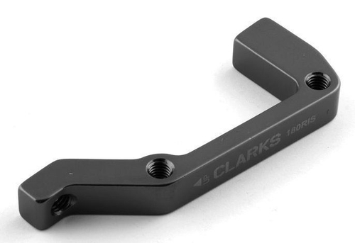 Адаптер для дискового тормоза алюминий задний 180мм CB-6065BLK-180RIS черный CLARKS