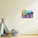 Стенд для поделок с полочками 2539