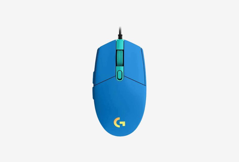 Мышь проводная Logitech G203 LIGHTSYNC Blue синий