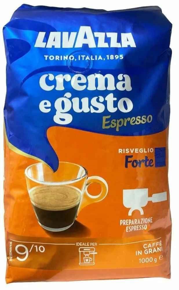 Кофе в зернах Lavazza Crema e Gusto Forte 1 кг, 2 шт