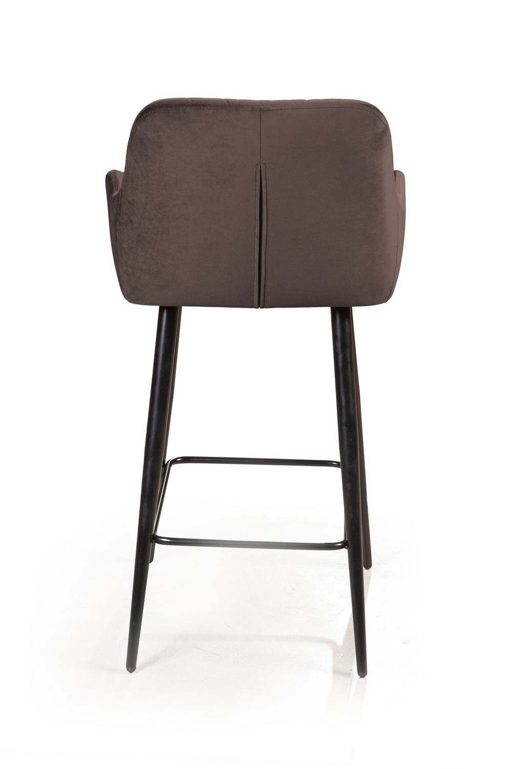 Стул полубарный Robert, бархат антрацит 14