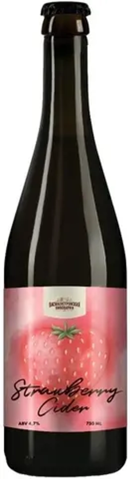 Сидр Василеостровский Клубничный / Strawberry Cider 0.75 - стекло