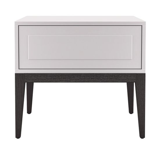 Прикроватная тумбочка MARBELLA, MOD INTERIORS цвет серый/черный