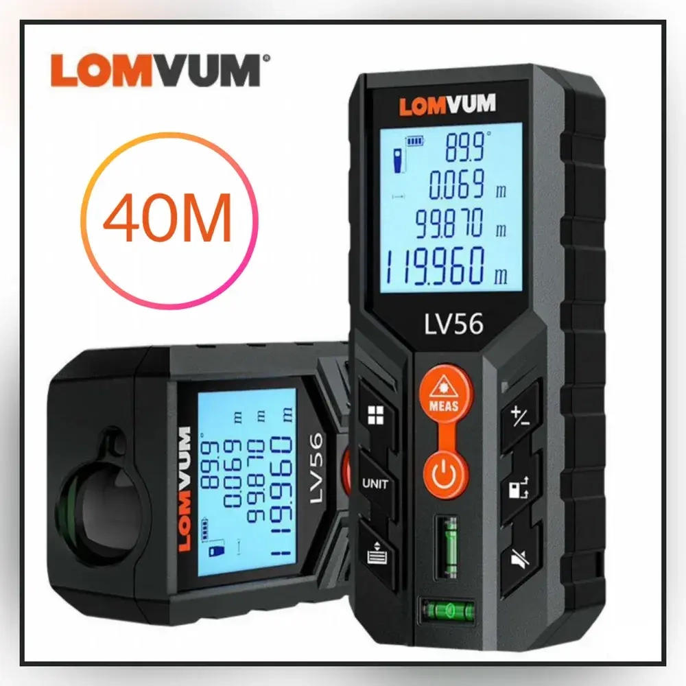 Лазерный дальномер Milеseey & loмvum LV56 40m Инфракрасная рулетка