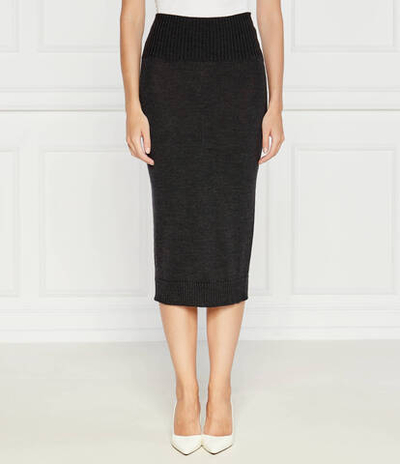 Хлопковая юбка Max Mara Leisure - графитовый(263060186)