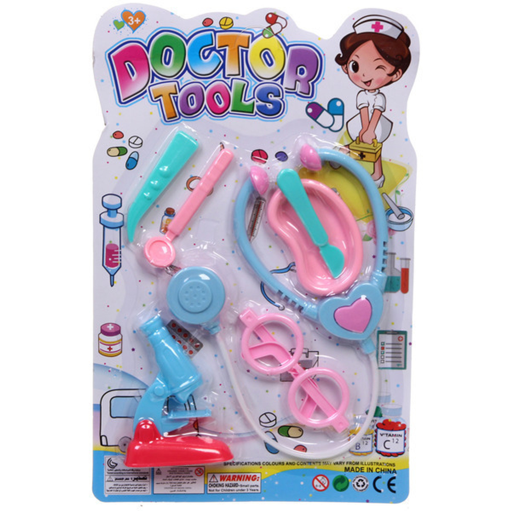 Набор доктора «Добрая медсестра», 8 предметов, 35*22.5 см, в ассортименте 57-1