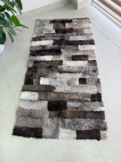 Меховой коврик накидка на кресло из овчины