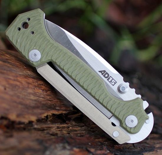 Складной нож Cold Steel 58SQ AD-15 c клинком из стали CPM-S35VN, рукоять алюминий / G10