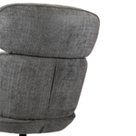 Кресло KING серый, шенилл